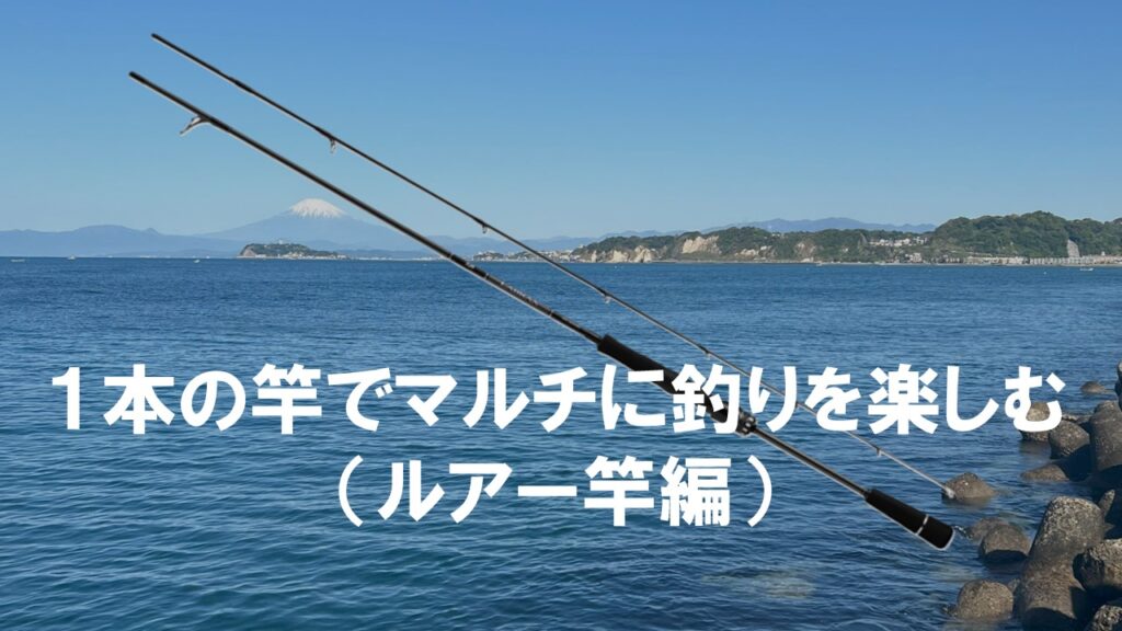 初心者必見】１本の竿でマルチに釣りを楽しむ！ルアー竿編